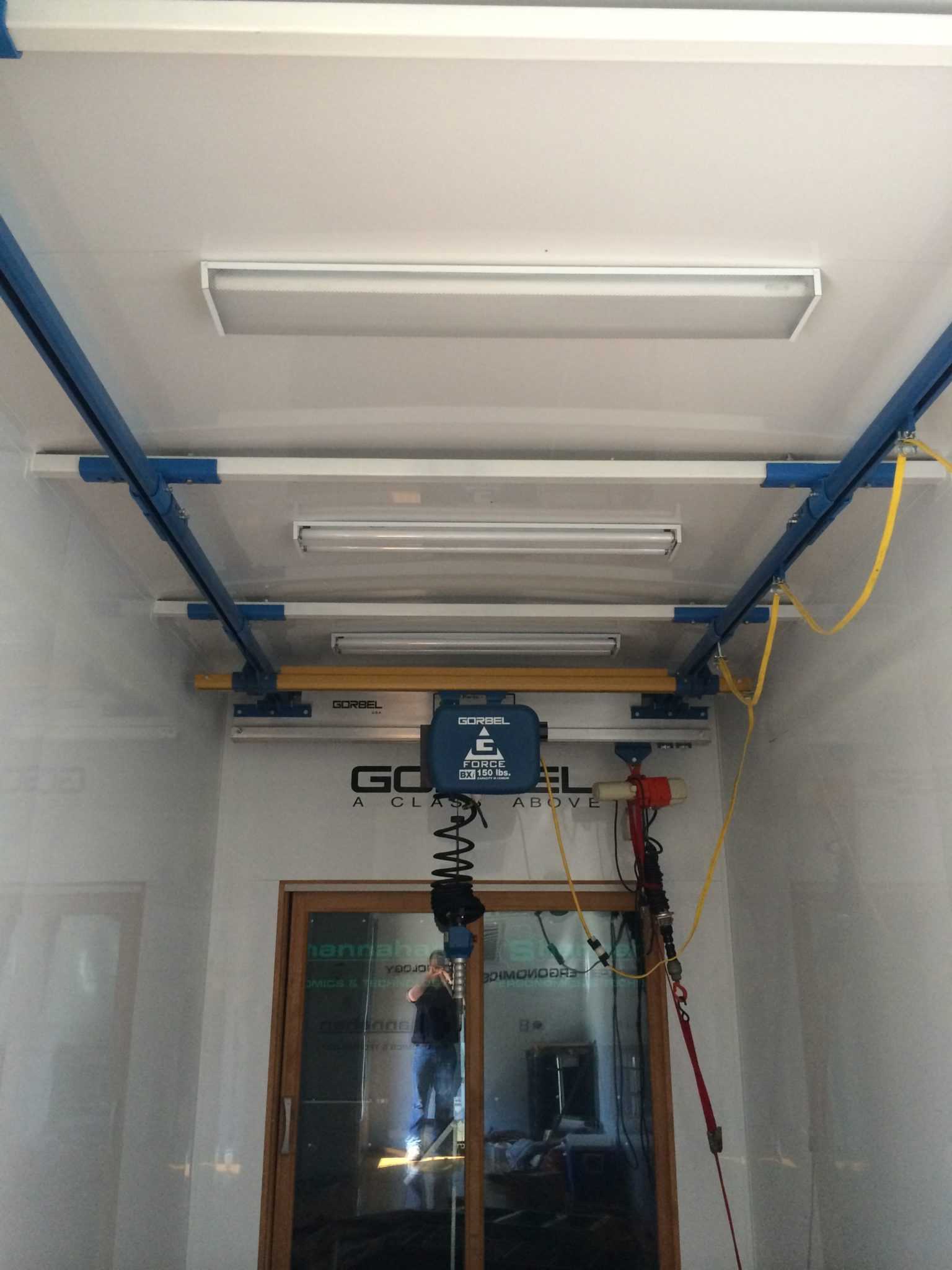 Gorbel Ceiling Mounted Bridge Workstation Crane