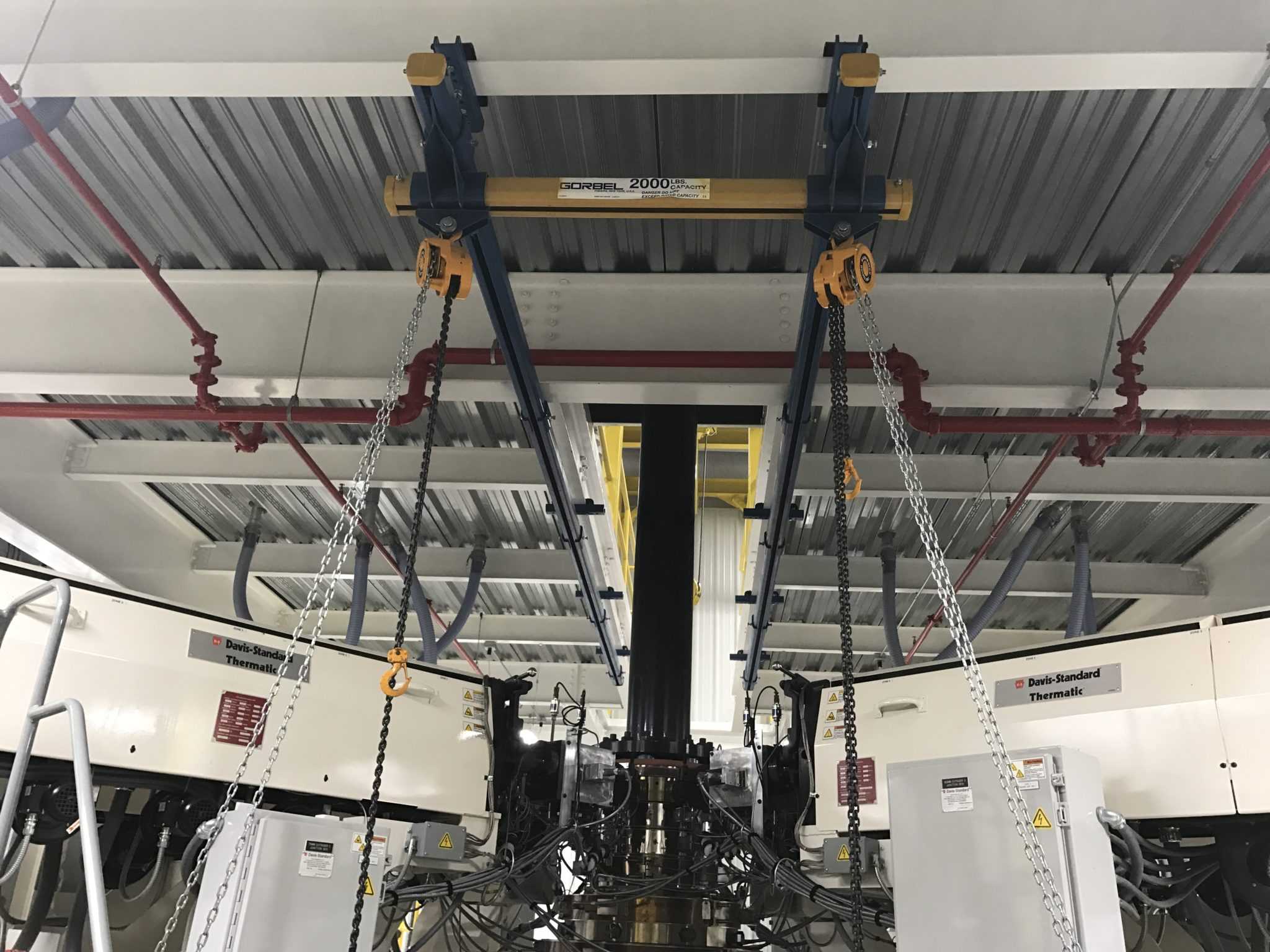 Gorbel Ceiling Mounted Bridge Workstation Crane