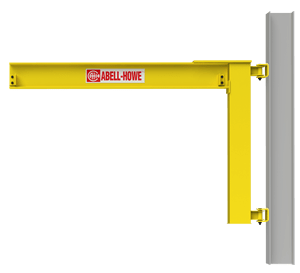 abell howe wall mounted full cantilever jib cranes