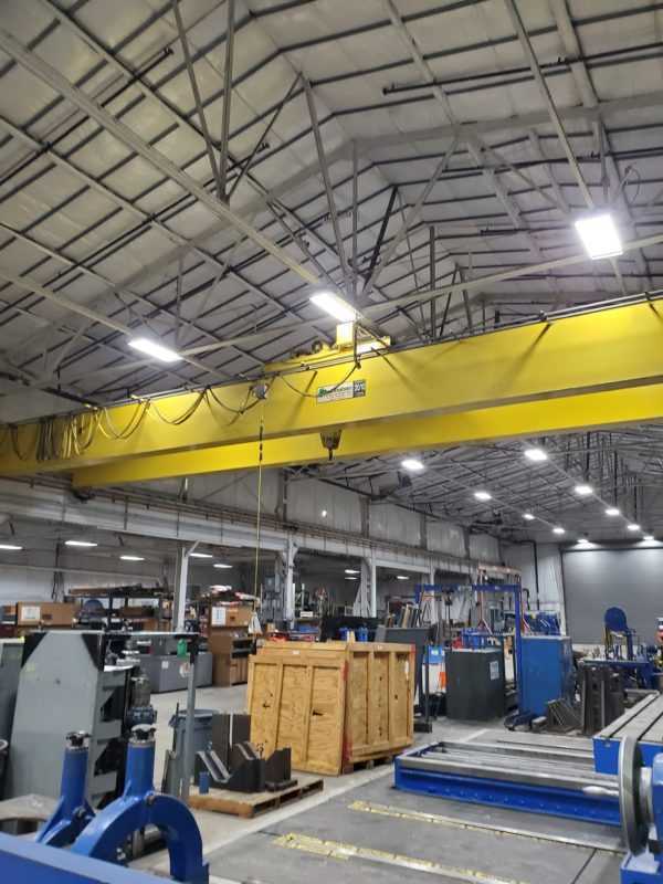 20&10 ton double girder bridge crane, 10 ton auxiliary hoist