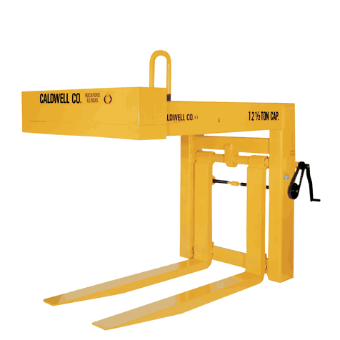 Caldwell STRONG-BAC Heavy Duty Hand Wheel Adjustable Forks Pallet Lifter